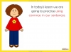 Using Commas Practice - Years 3 and 4 Teaching Resources (slide 2/14)